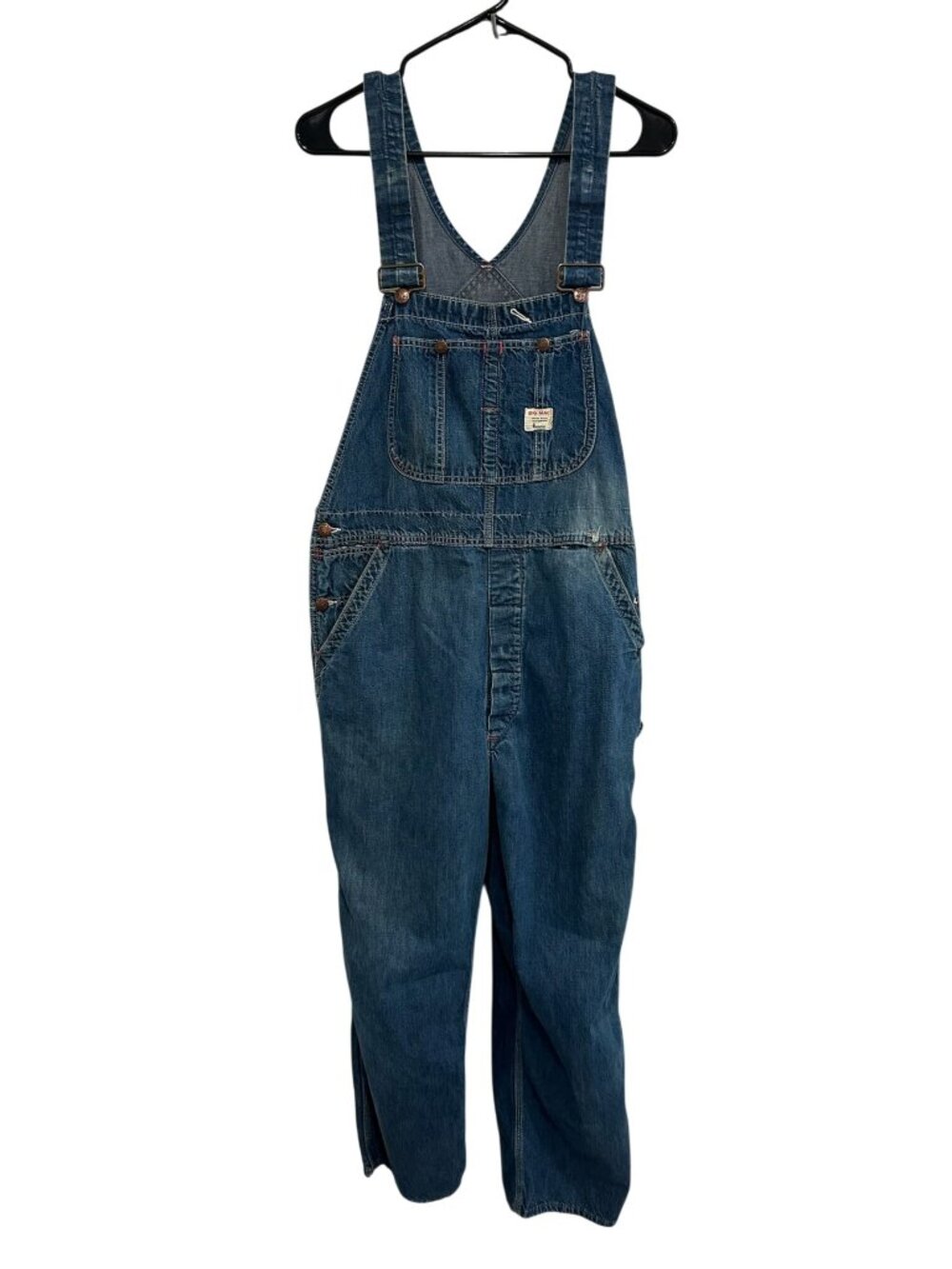 Big Mac One Size Denim Overalls Union Made Sanforized Workwear Vintage Heritage